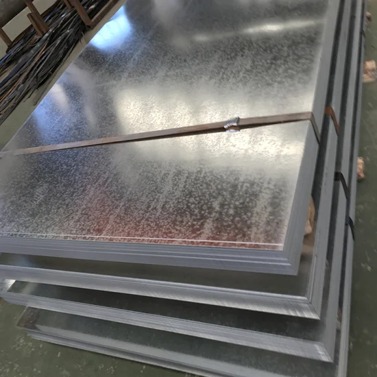 JIS G3302 ASTM A653m En10327 DIN17162 En 10142 Galvanized Steel Plate Sheet Metal for Container Manufacturing Industry